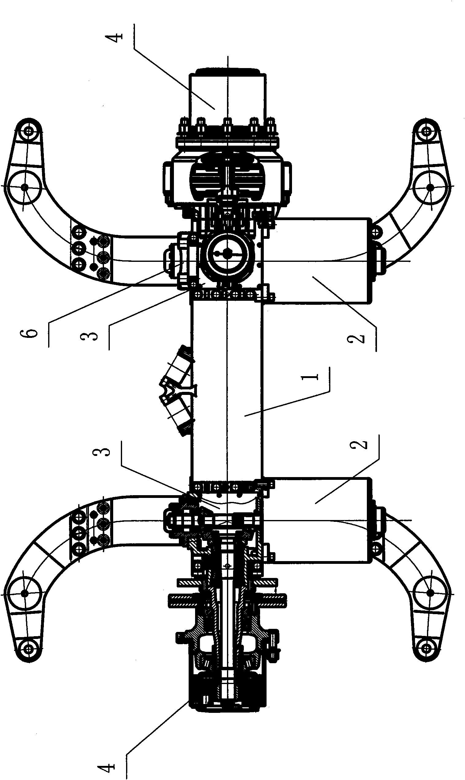 Wheel-rim electric axle