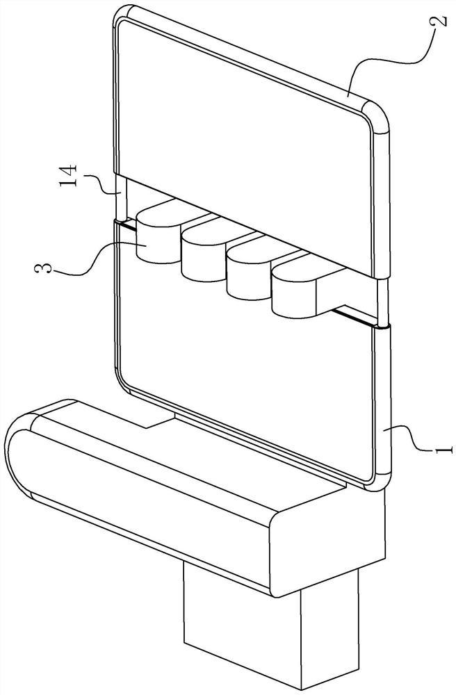 A tablet computer structure that can be held by one hand