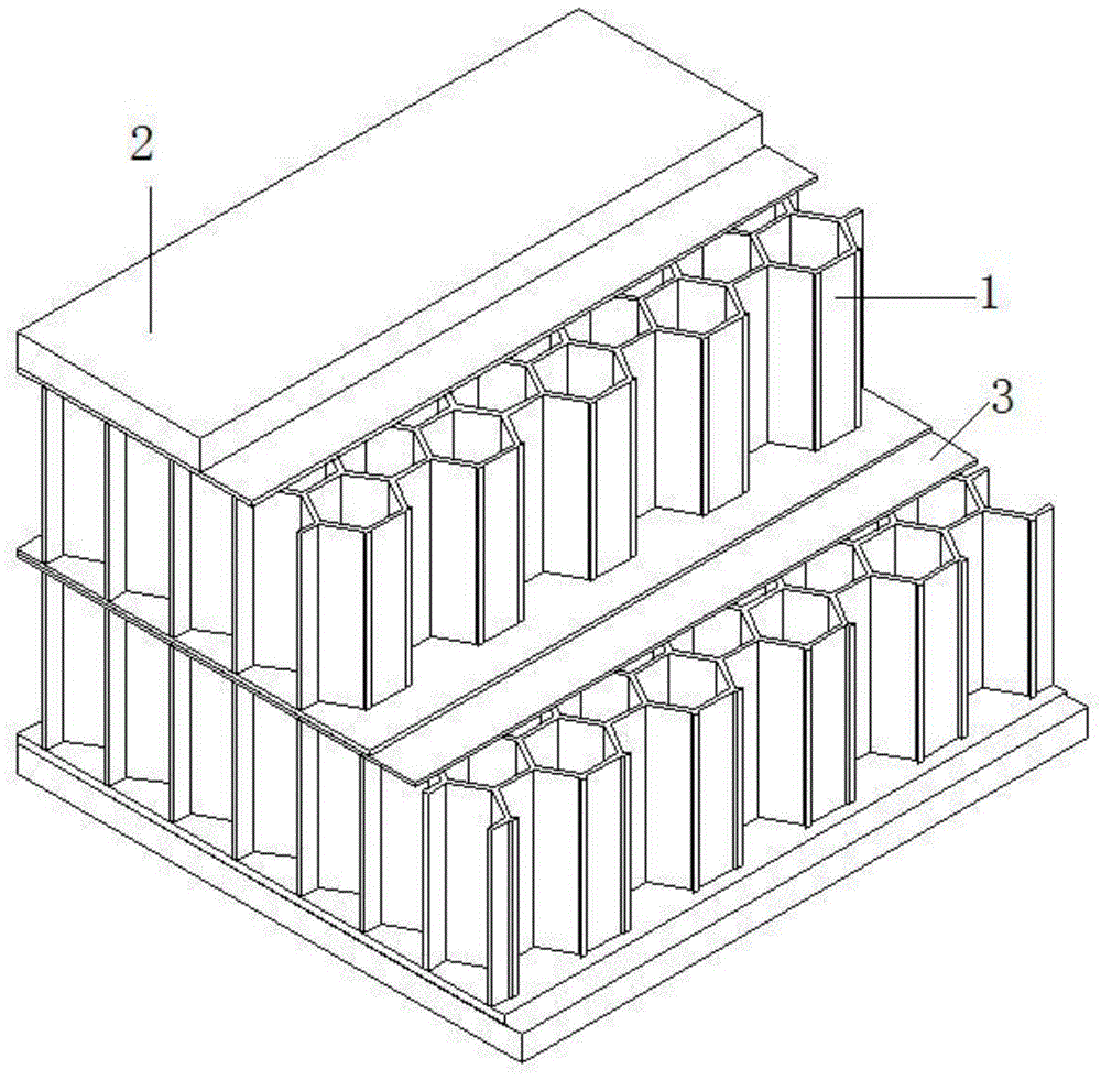 A kind of honeycomb wall panel and its installation method