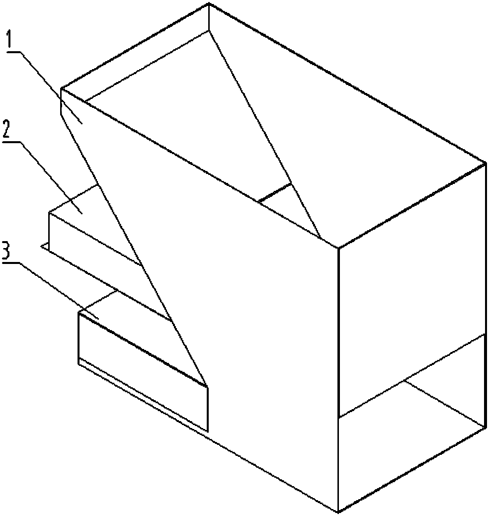 Novel automatic material even-up and discharging bin system