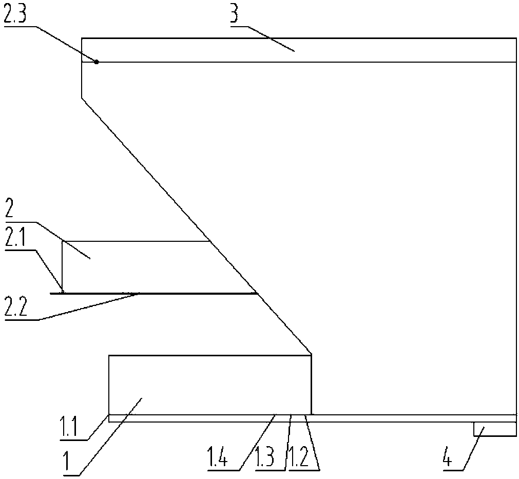 Novel automatic material even-up and discharging bin system