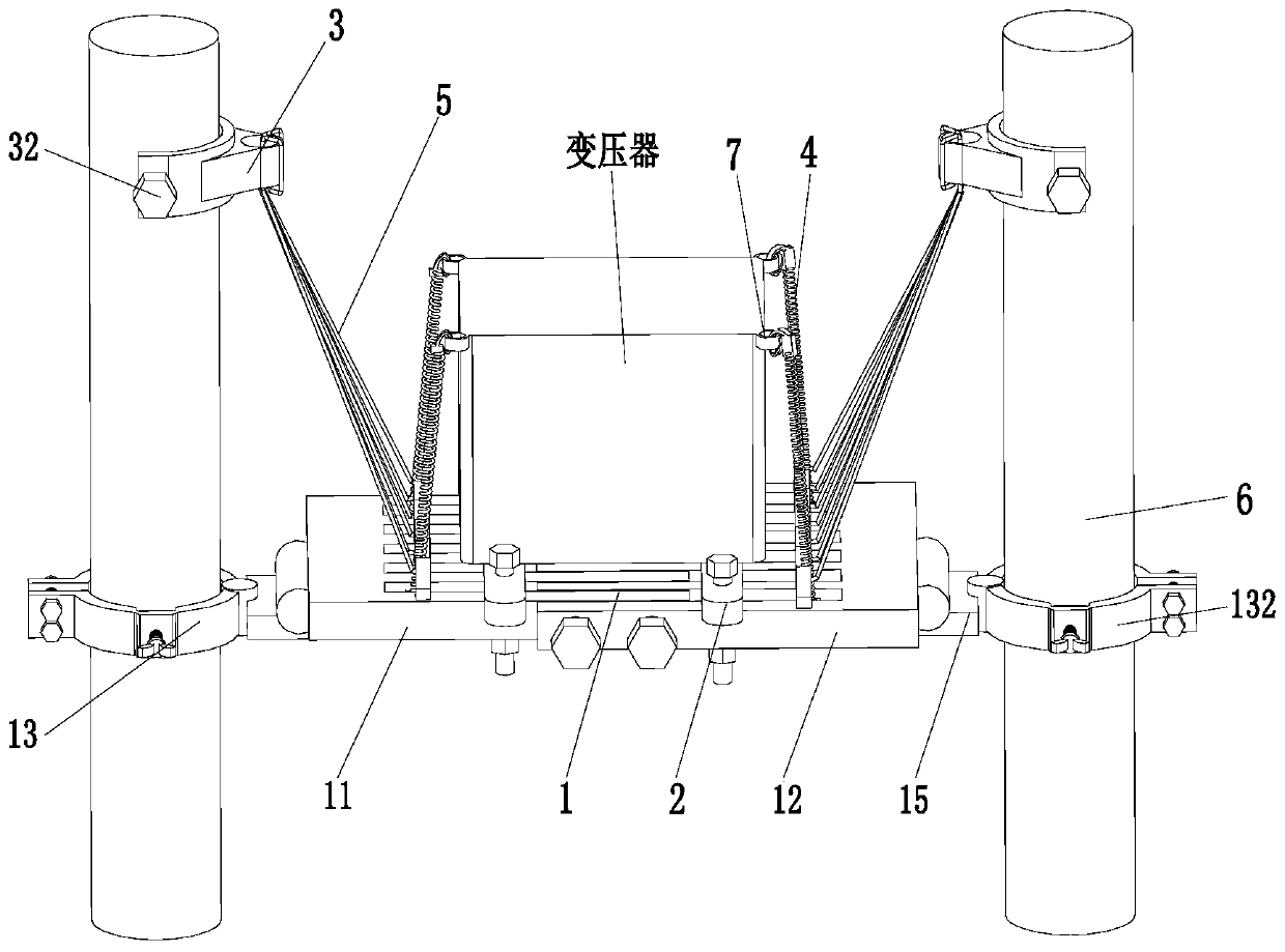 Hoisting construction method for oil-immersed high-voltage transformer