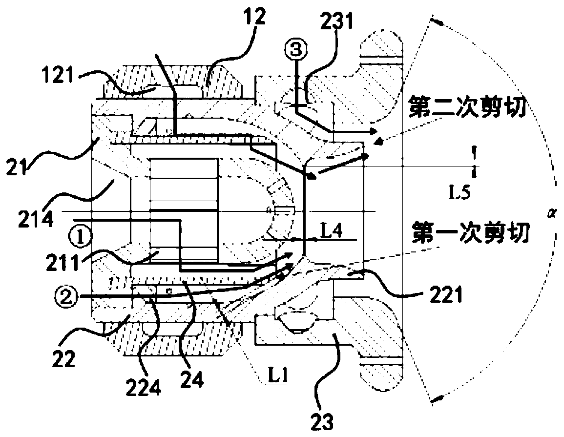 Fuel nozzle, combustion chamber and aircraft engine