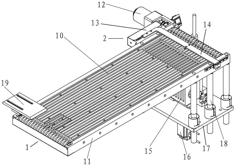 Feeding structure for feeding assembly line