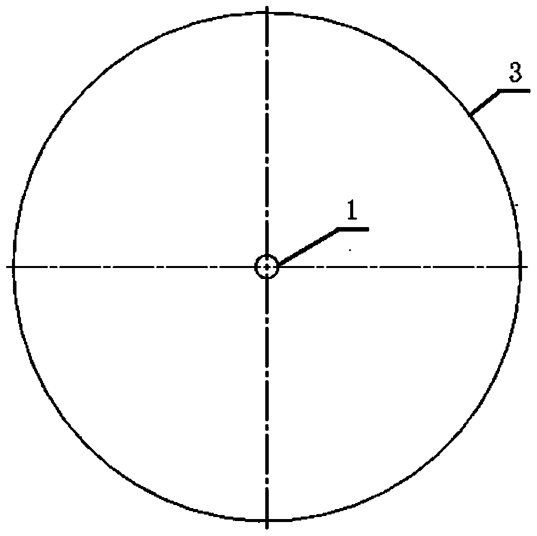 Tool for quickly forming radial temperature gradient distribution