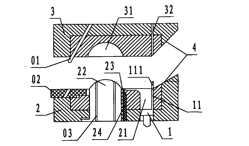 Alloy liquid extrusion casting forming device and process method thereof