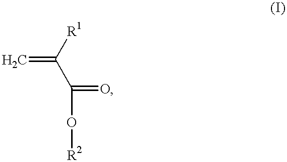 Compositions containing elastomeric ethylene or (meth)acrylic ester copolymers