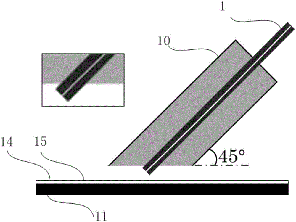 Miniature fiber high temperature sensor based on Michelson interference theory and production method