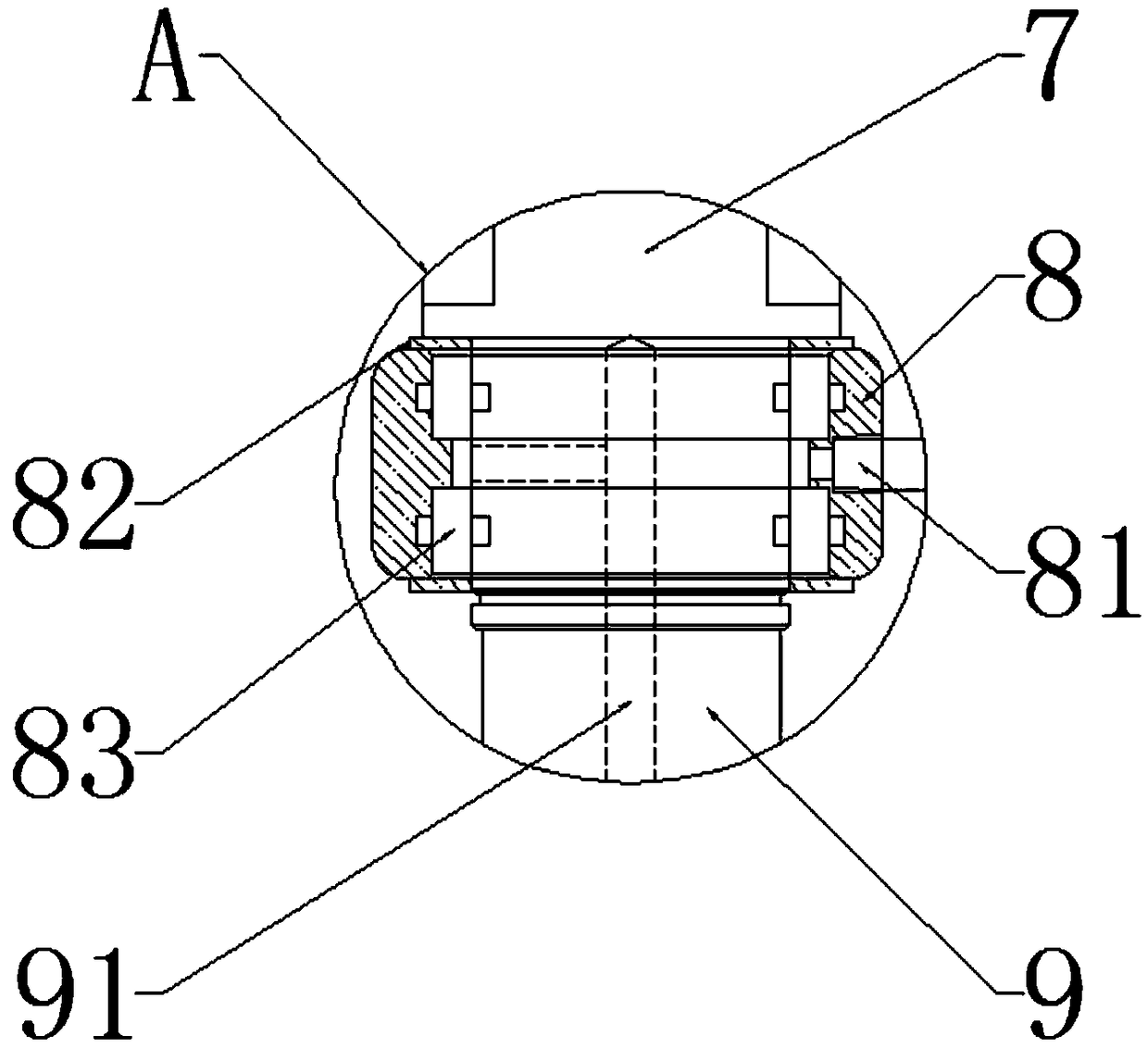 Inner cooling drilling, reaming and countersinking integrated tool and system comprising tool