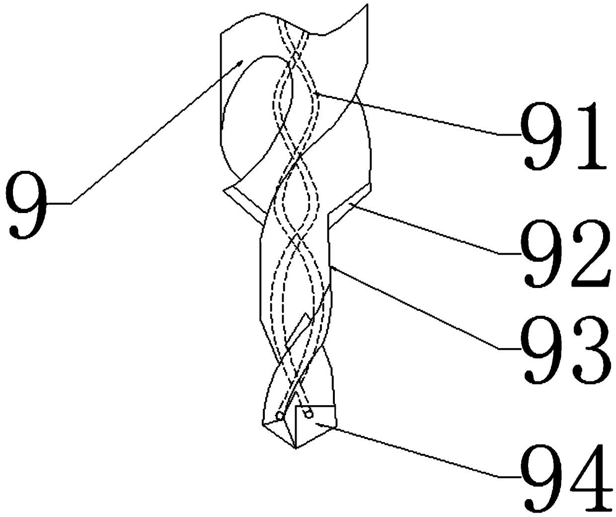 Inner cooling drilling, reaming and countersinking integrated tool and system comprising tool