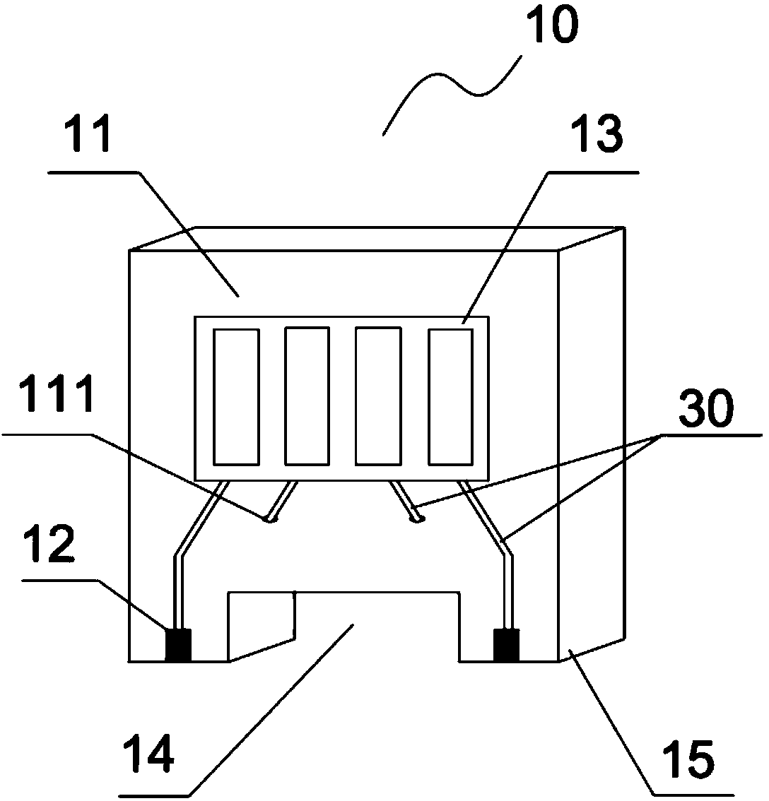 Switching board for bio-impedance measurement and electrode switching device