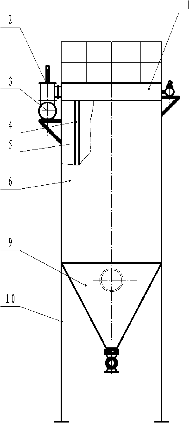 Pulse bag filter