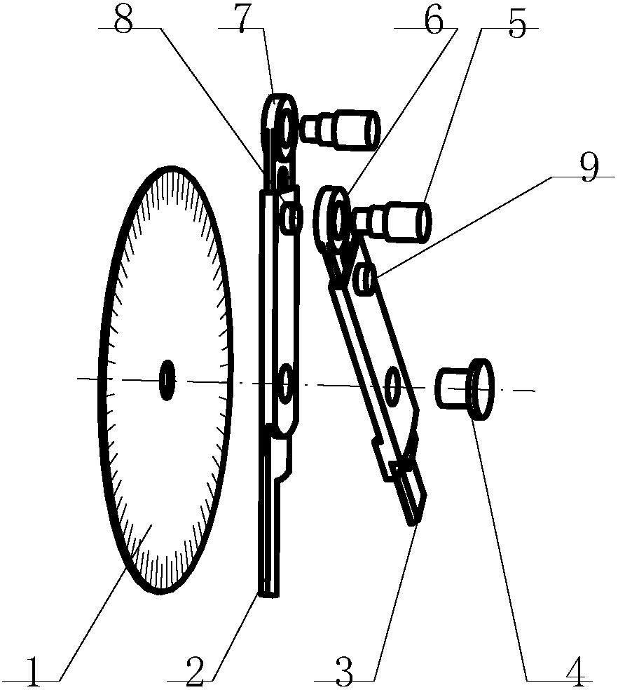 Method for quickly measuring angles of flange holes