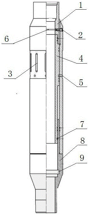 Rupture starting sliding sleeve