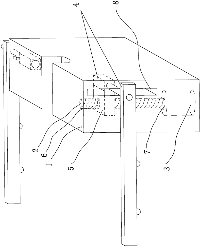 Lifting type double-rod gate device for roadside road-occupying parking space