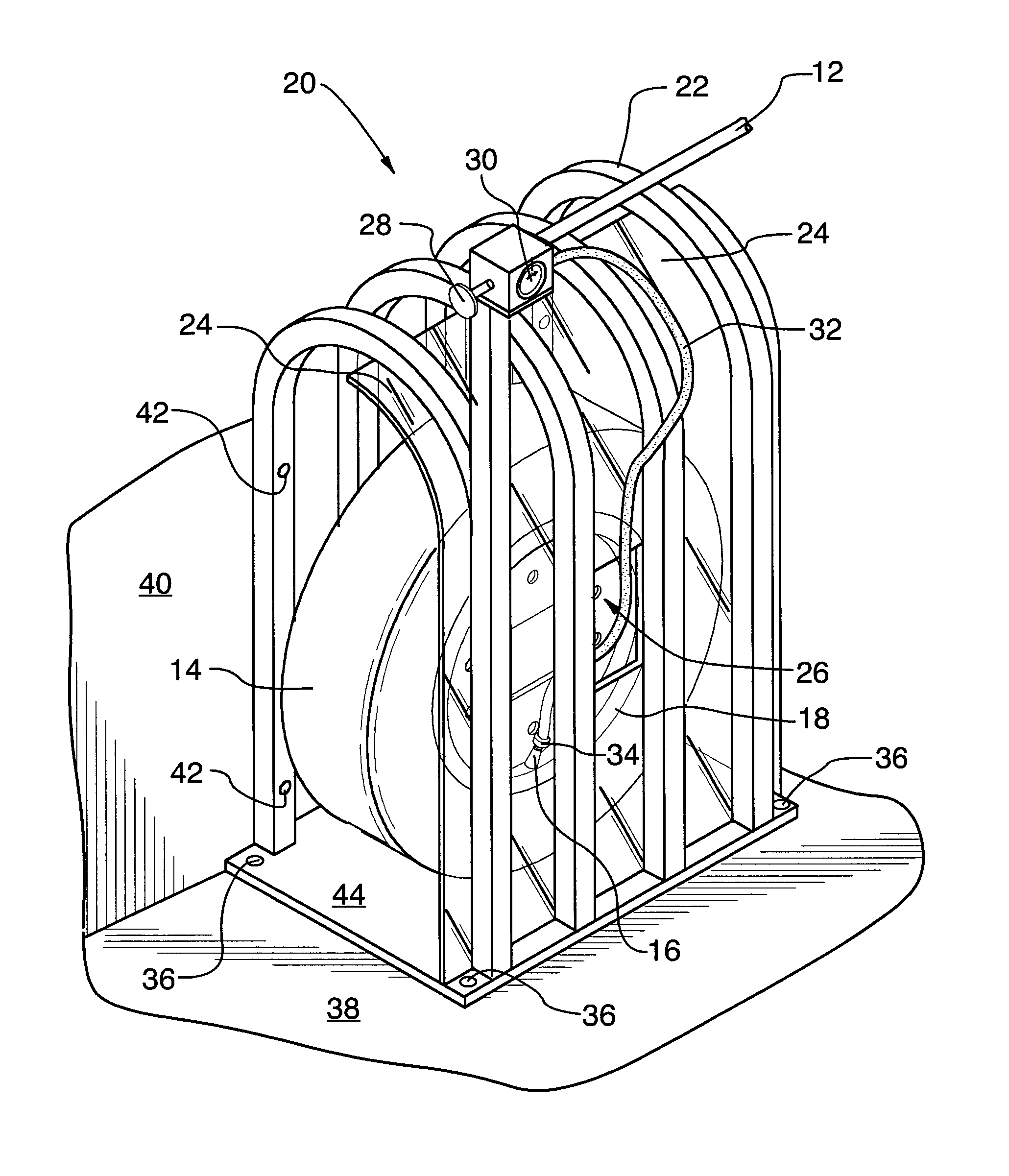 Protective tire shield