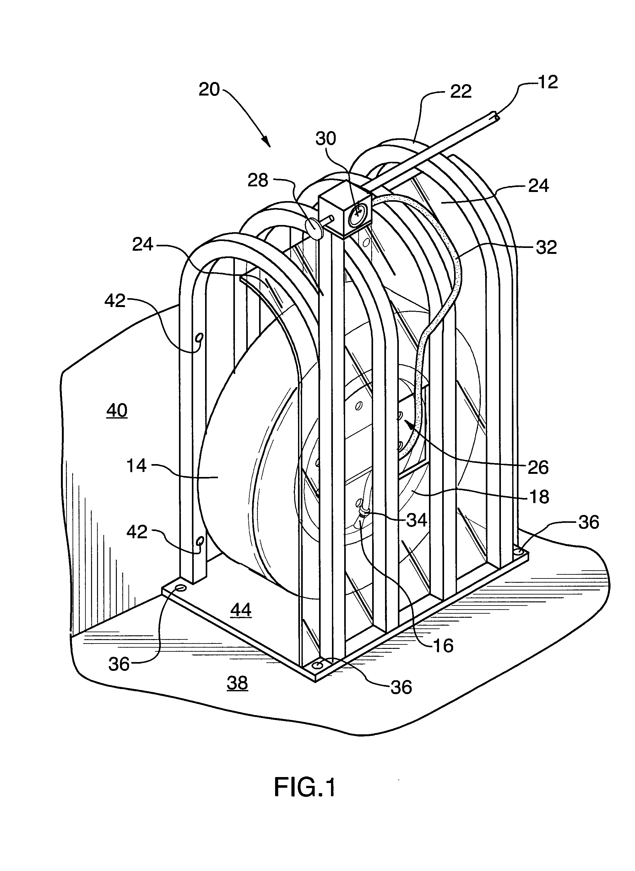 Protective tire shield