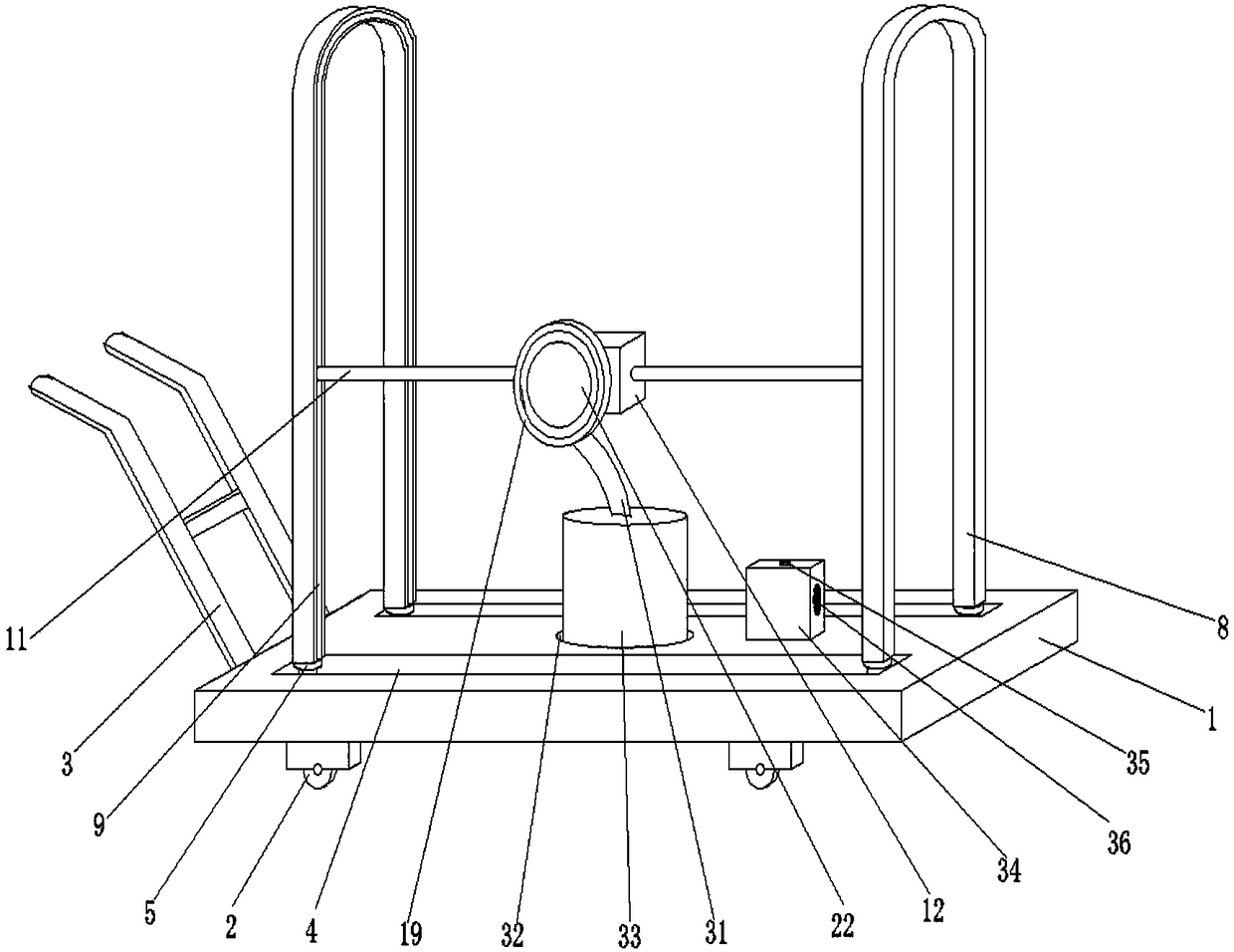 Automatic wall grinding machine