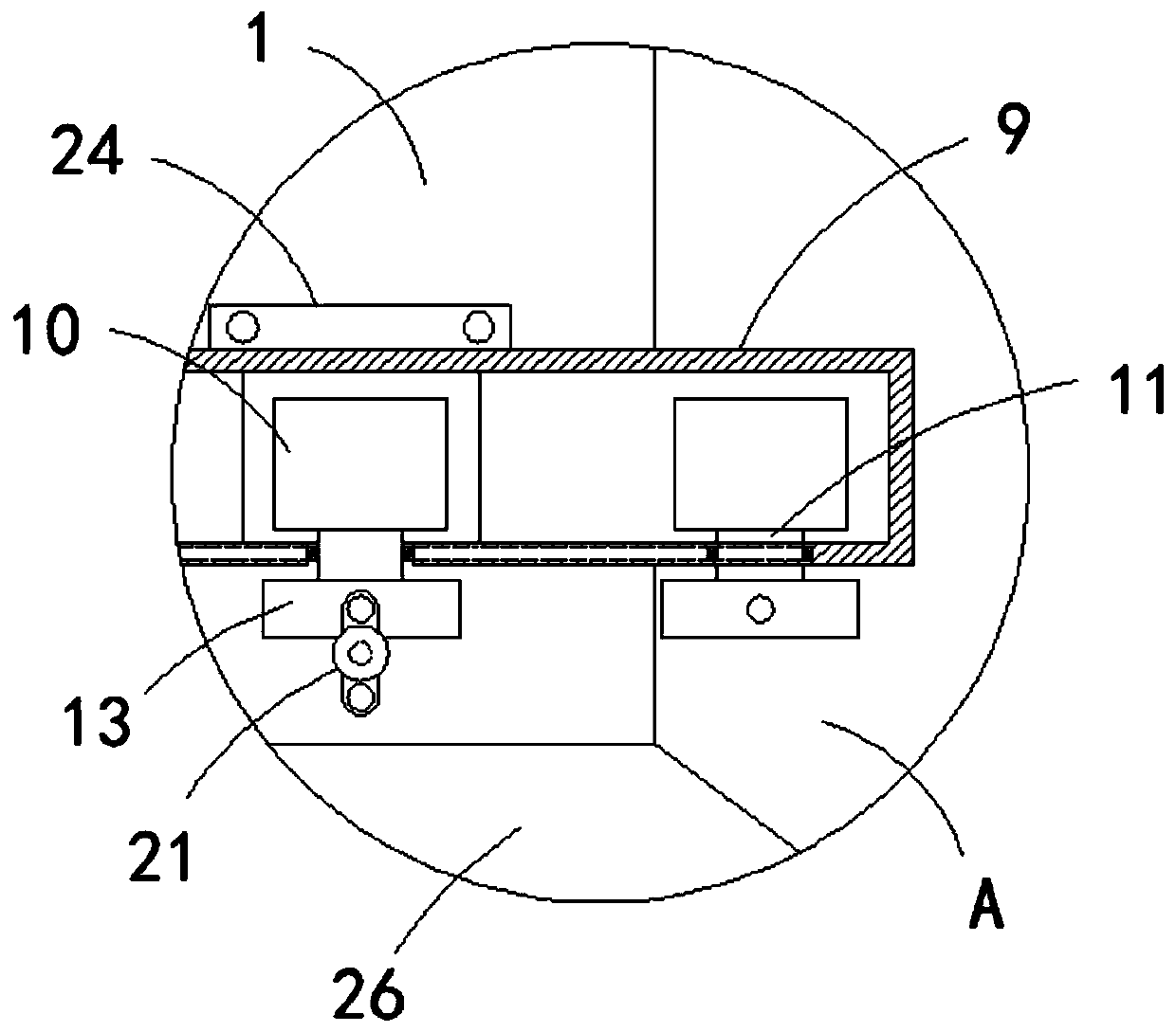 Manual staple bolt gun for floor heating pavement