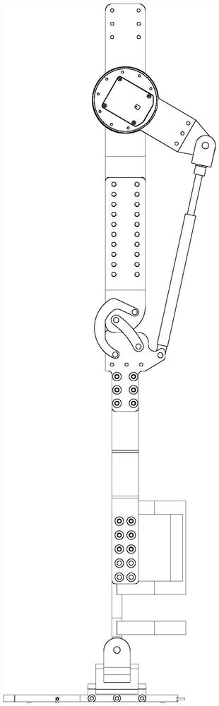 Bionic knee-ankle joint power-assisted exoskeleton device