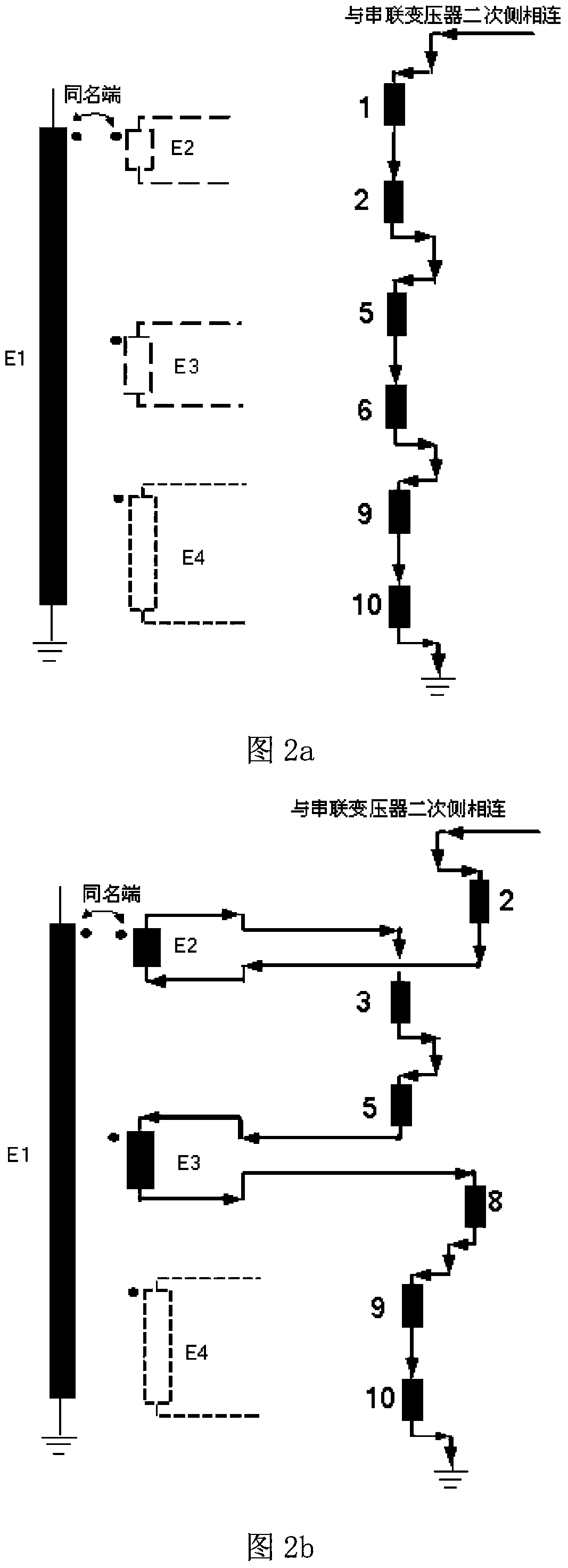 Method for limiting line short-circuit currents by using twin-core controllable phase shifter