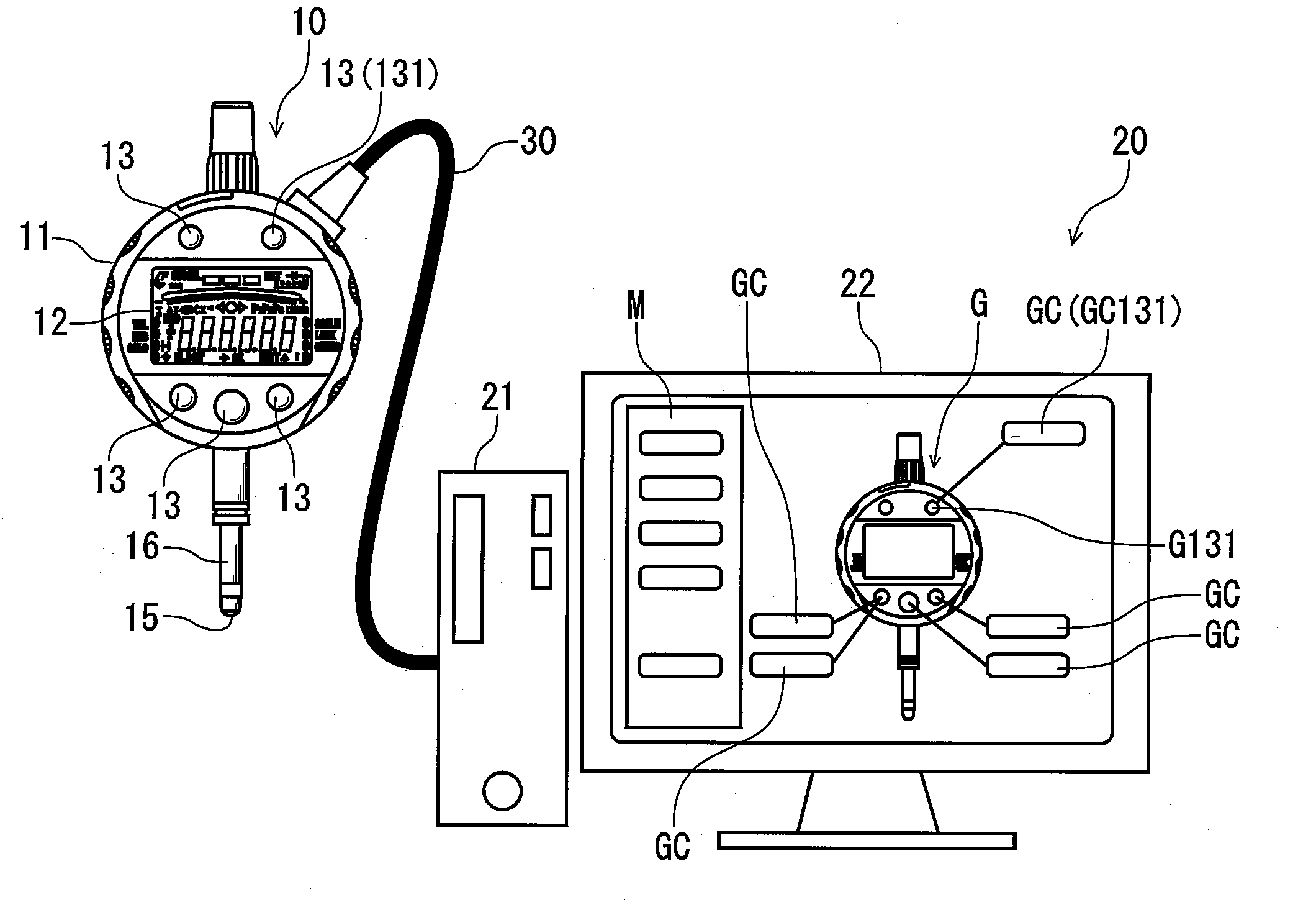 Parameter setting method of measuring instrument and computer readable medium