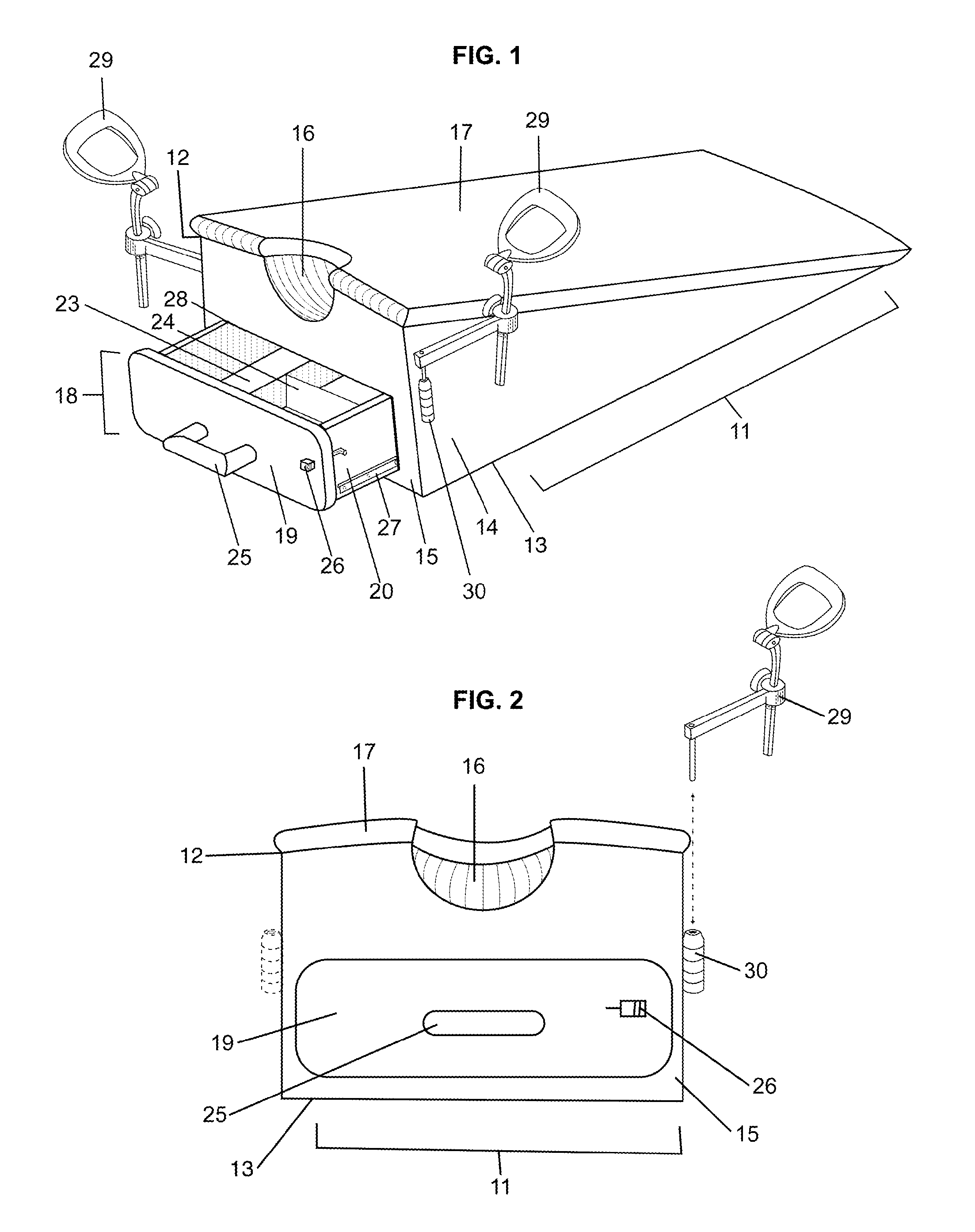 Lightweight Portable Pelvic Exam Device