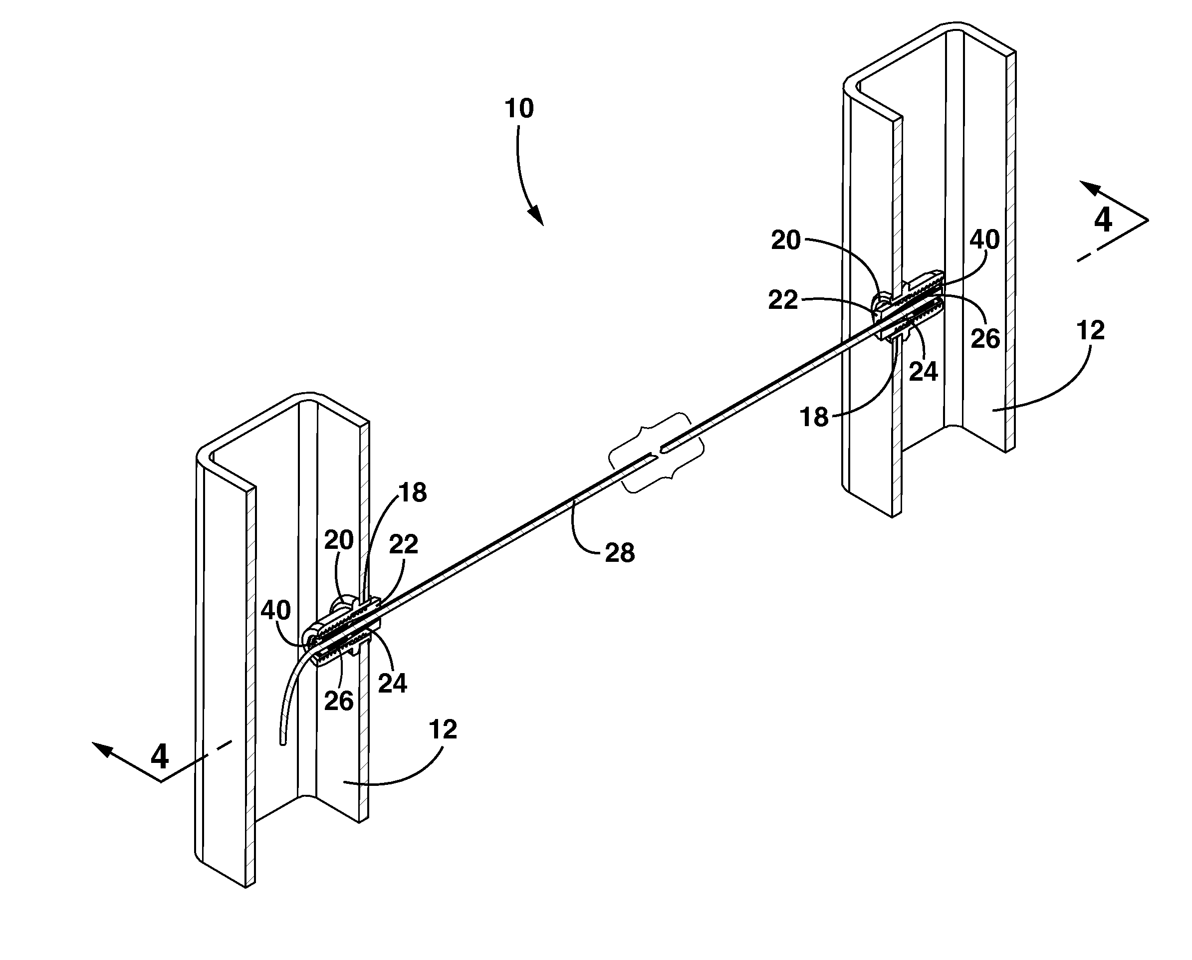 Cable railing