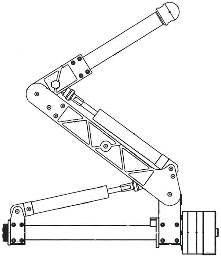 Electro-hydraulic servo control method based on fading memory filtering and 2-DOF mechanical arm