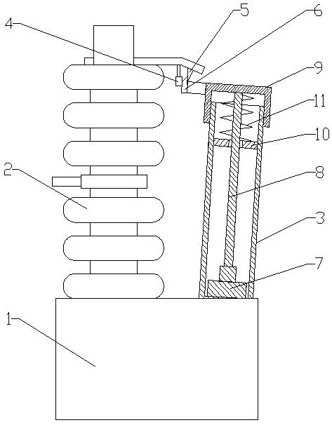 An automatic opening and closing high voltage drop circuit breaker