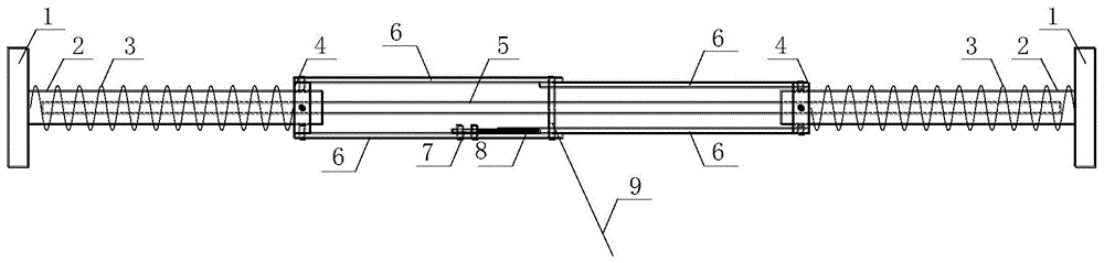 A lateral earth pressure box embedding device for a ground-connected wall