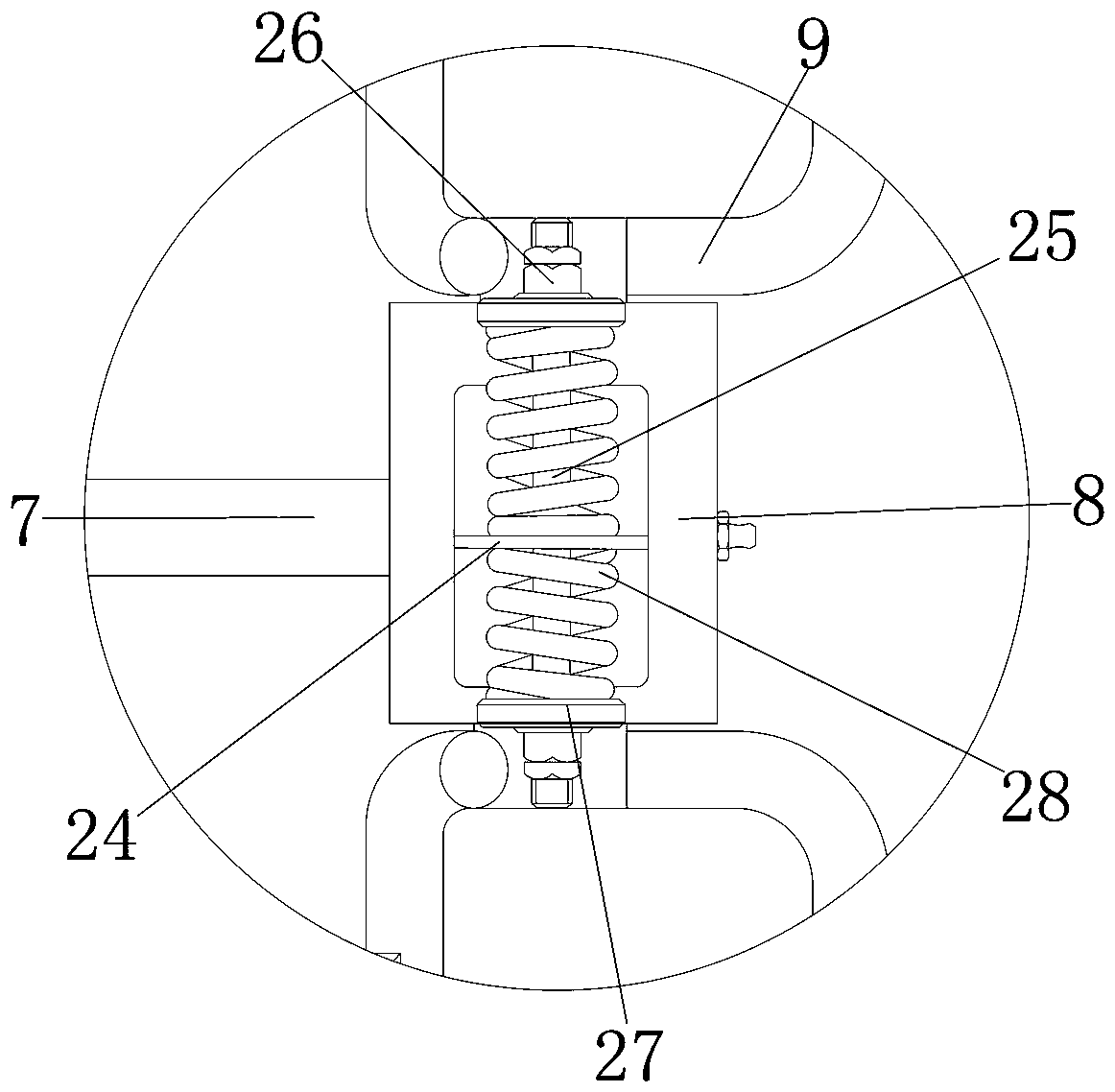 Special stirring device for medical agent