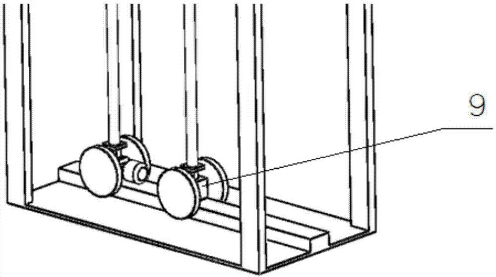 Linear motor drive elevator capable of running vertically and running horizontally