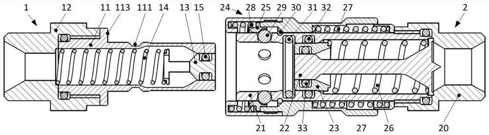 Steel ball locking quick connector