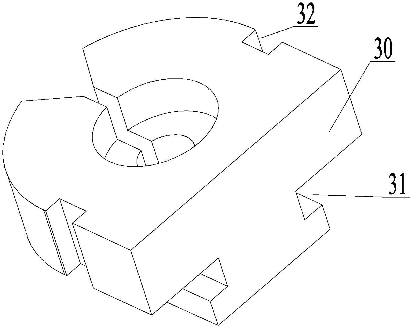 Valve support and air conditioner comprising same