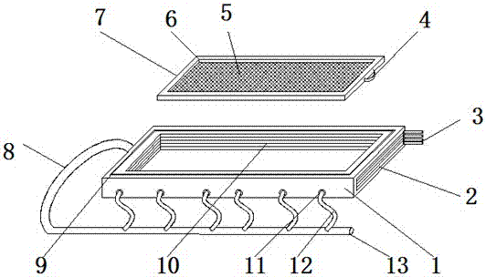 Cooling shaping device for stone paper wallpaper base material