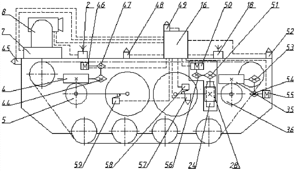 Wheel-track switching motor-driven trolley for disaster rescue