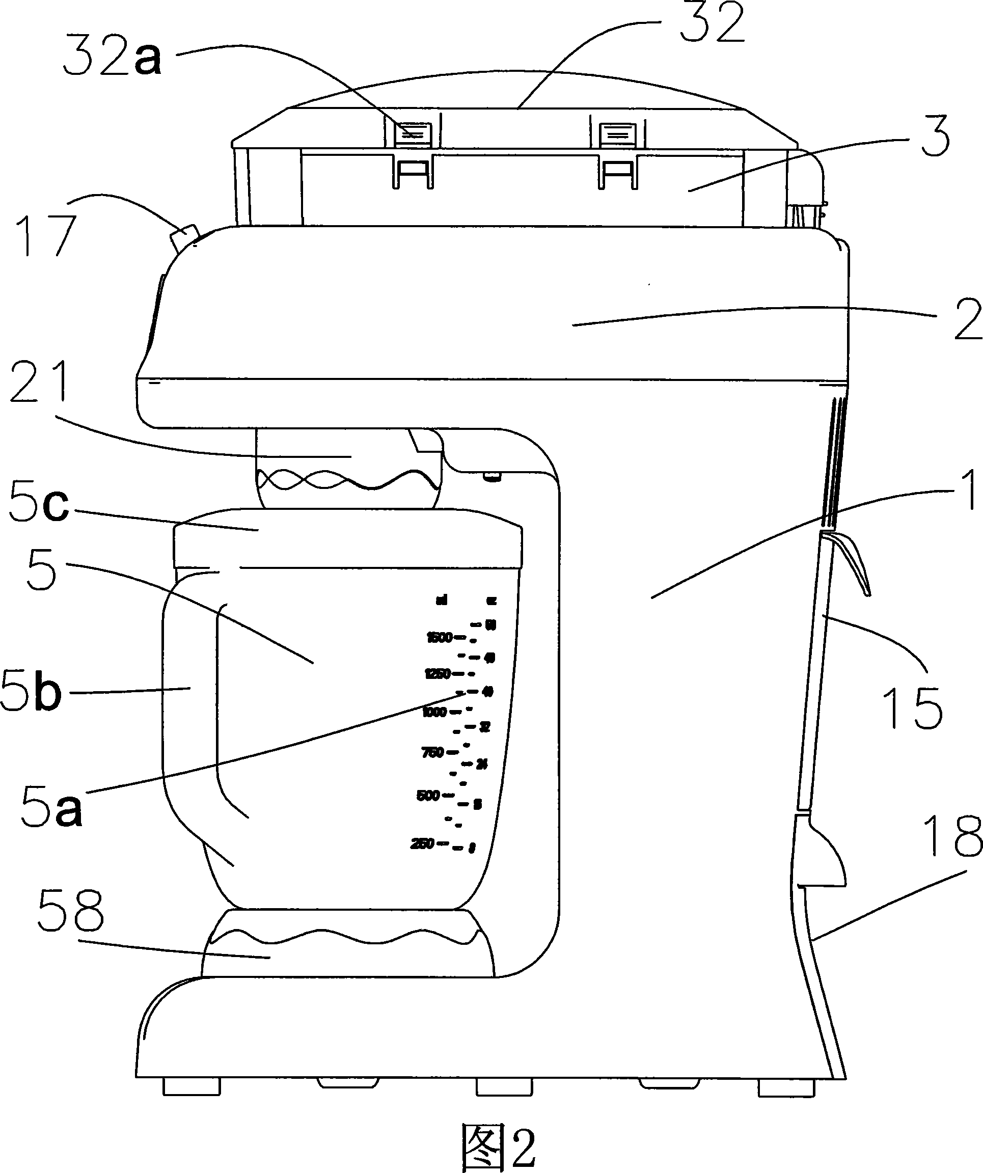 Double-motor type ice-breaking mixer