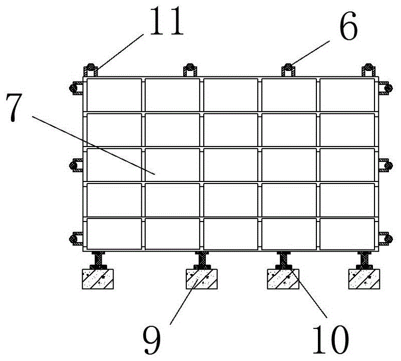 Modular construction system of underground building and construction method thereof