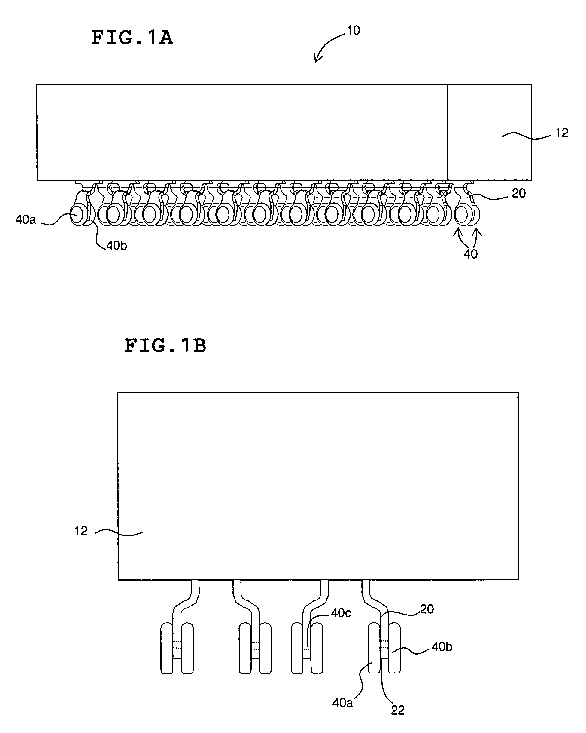 Connector having improved contacts with fusible members