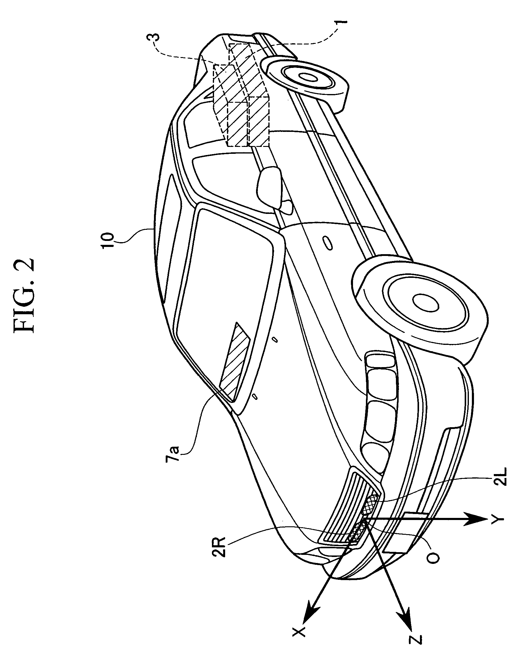 Device for monitoring around vehicle