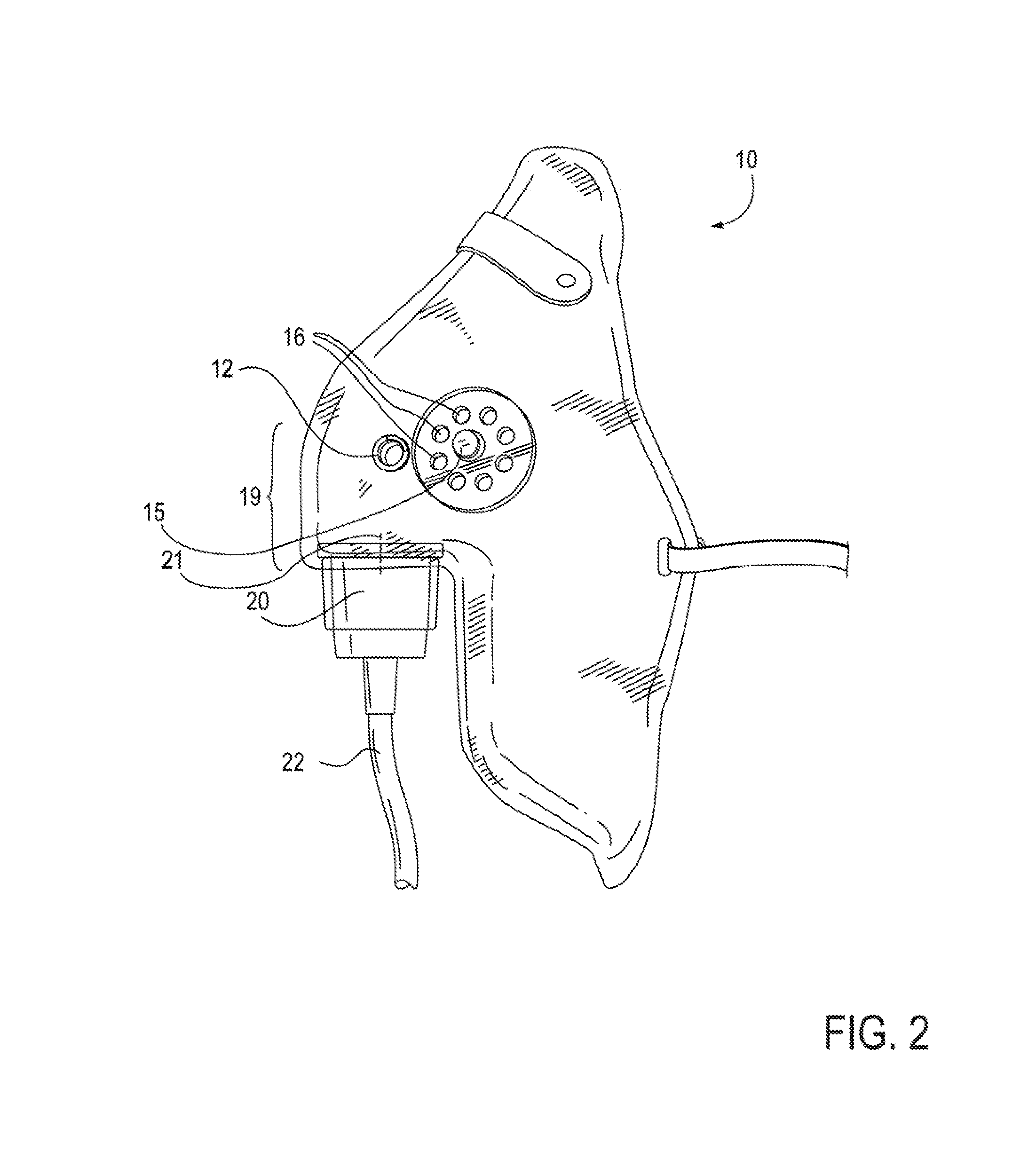 Oxygen facemask with capnography monitoring ports