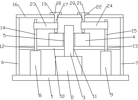 Tapping device for stop ring of clutch machine cover