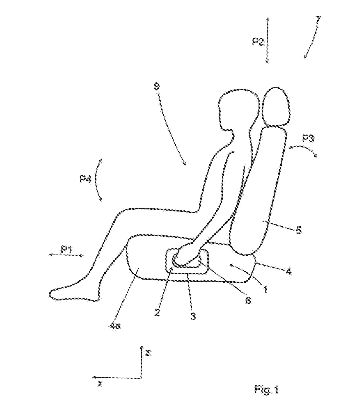 Operating device and motor vehicle seat