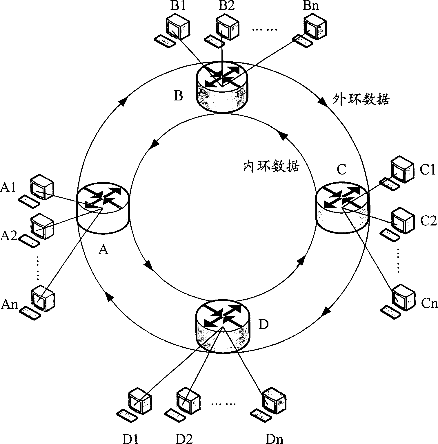 Processing method for network node configuration information when network topology changing