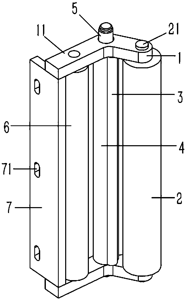 Guide wheel cutting mechanism on film wrapping packing machine