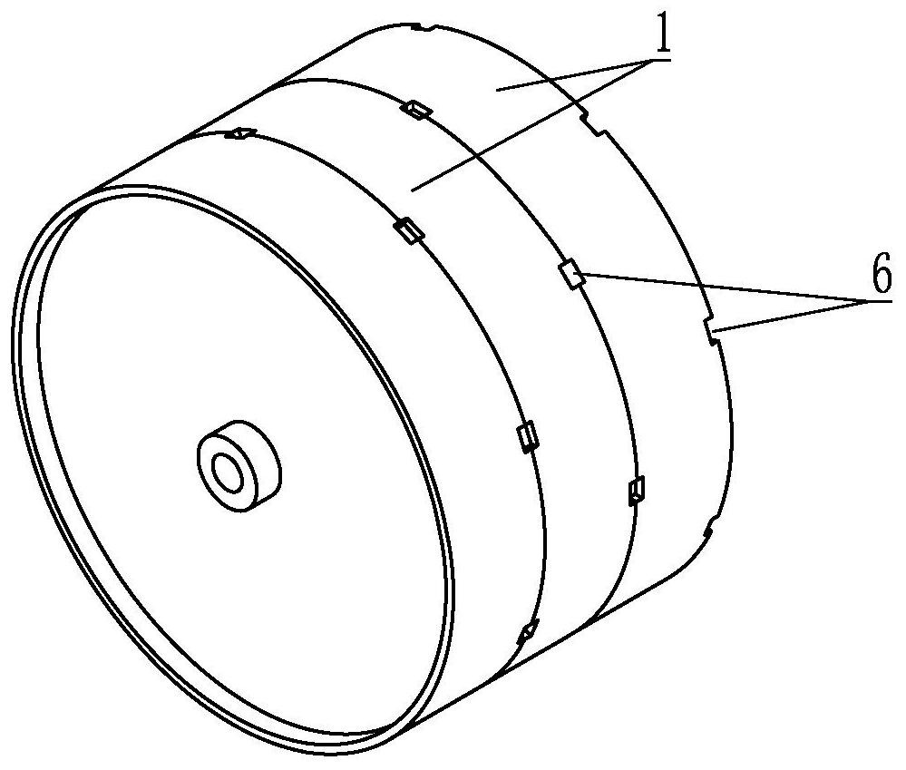 Rice and wheat annual area non-smooth pressing roller