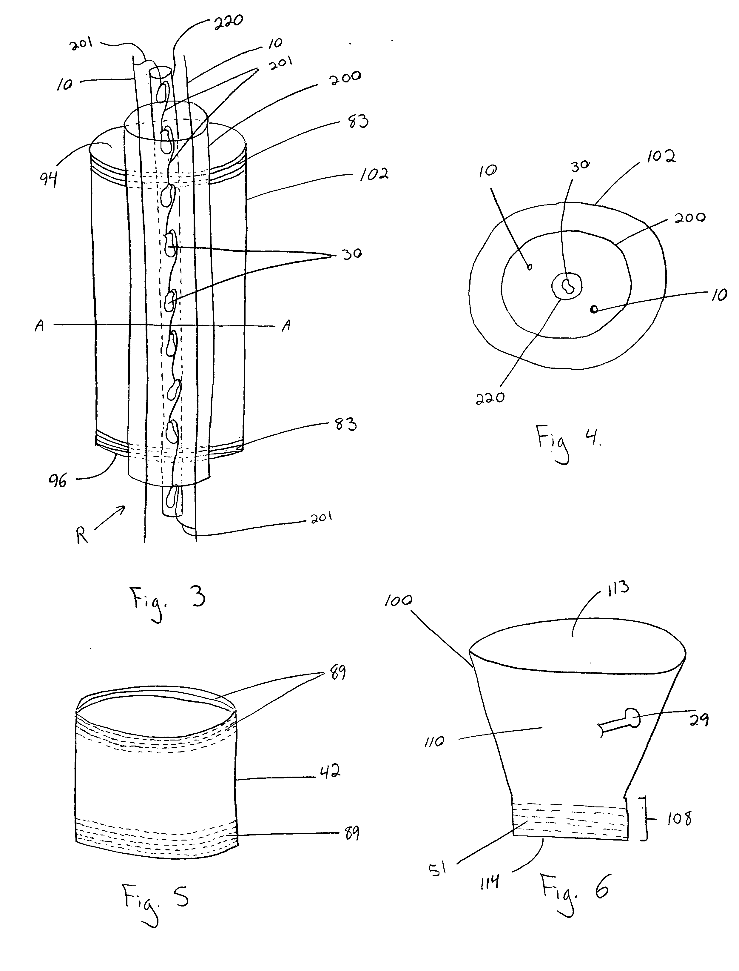 Rope light arrangement for lamps and pedestals and packaging therefore