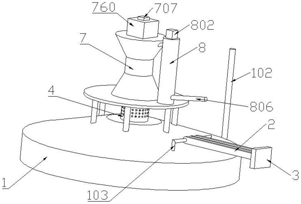 A compound water purifying agent smashing and throwing device suitable for lake surface water treatment