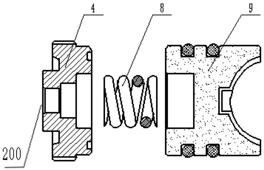 Double-gear type electric power steering gear and steering gear gap adjusting method